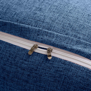 SOGA 120cm Blue Triangular Wedge Bed Pillow Headboard Backrest Bedside Tatami Cushion Home Decor