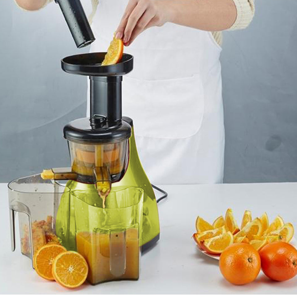 SOGA 2X Slow Juicer Premium Masticating Electric Vegetable Juice Extractor Green