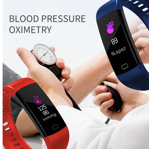 SOGA 2X Sport Smart Watch Health Fitness Wrist Band Bracelet Activity Tracker Blue