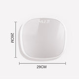 SOGA 2X 180kg Digital LCD Fitness Electronic Bathroom Body Weighing Scale White/Pink