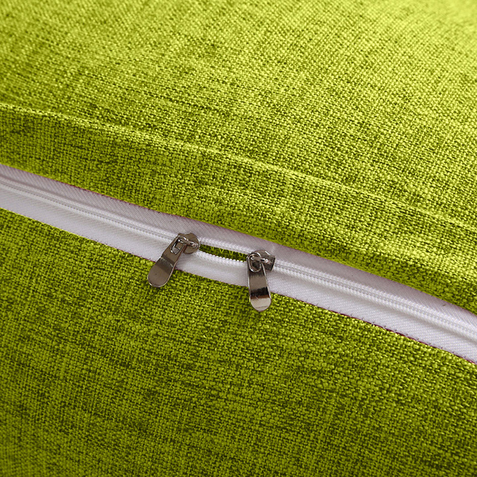 SOGA 120cm Green Triangular Wedge Bed Pillow Headboard Backrest Bedside Tatami Cushion Home Decor