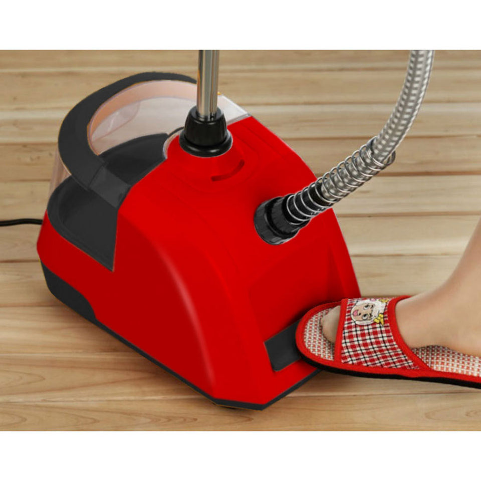 SOGA Garment Steamer Portable Cleaner Steam Iron 80MINS Red