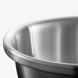 SOGA 2X 5Pcs Deepen Matte Stainless Steel Stackable Baking Washing Mixing Bowls Set Food Storage Basin