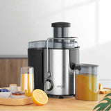 SOGA Juicer 400W Professional Stainless Steel Whole Fruit Vegetable Juice Extractor Diet Chrome
