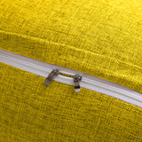 SOGA 2X 100cm Yellow Triangular Wedge Bed Pillow Headboard Backrest Bedside Tatami Cushion Home Decor