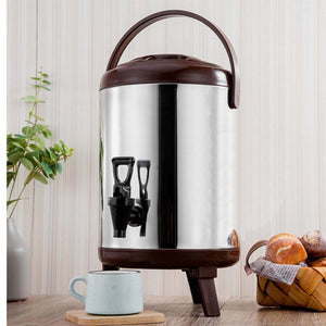 SOGA 4X 18L Portable Insulated Cold/Heat Coffee Tea Beer Barrel Brew Pot With Dispenser