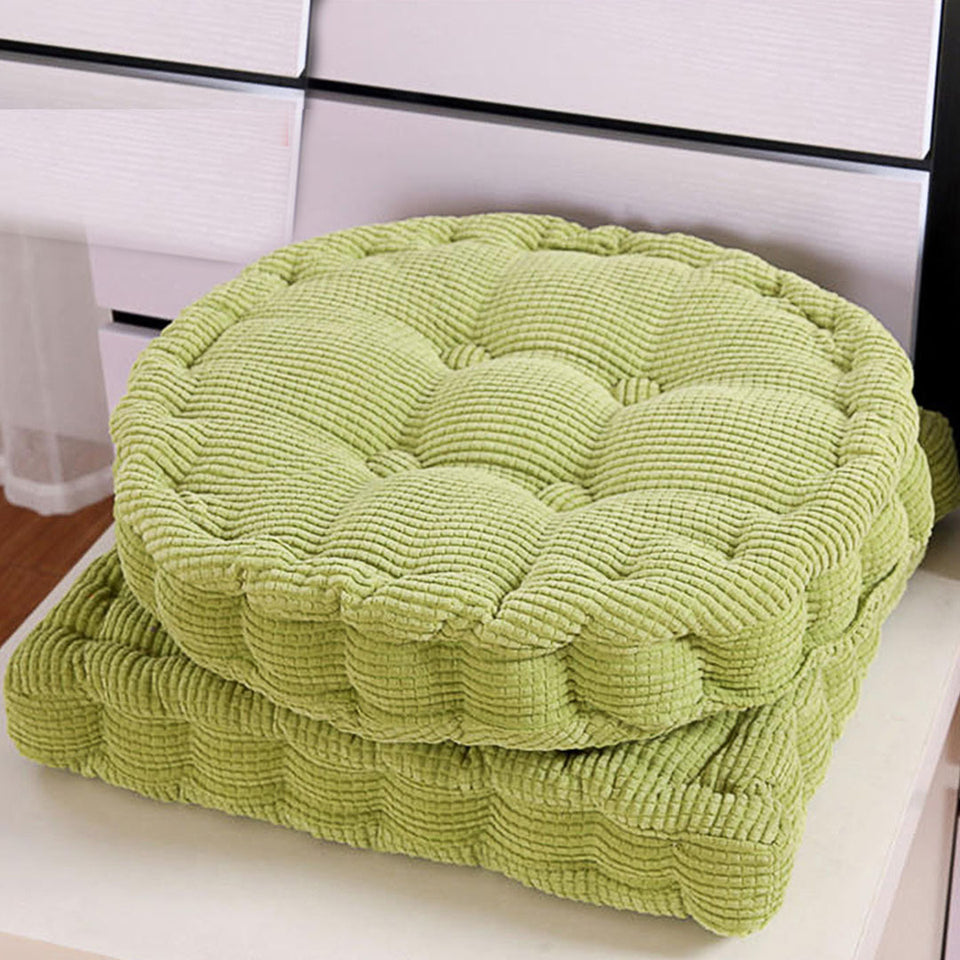 SOGA 4X Green Square Cushion Soft Leaning Plush Backrest Throw Seat Pillow Home Office Sofa Decor