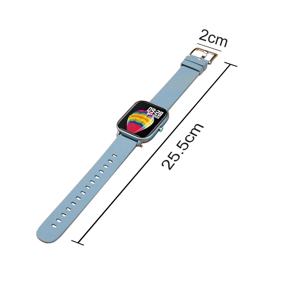 SOGA 2X Waterproof Fitness Smart Wrist Watch Heart Rate Monitor Tracker P8 Blue