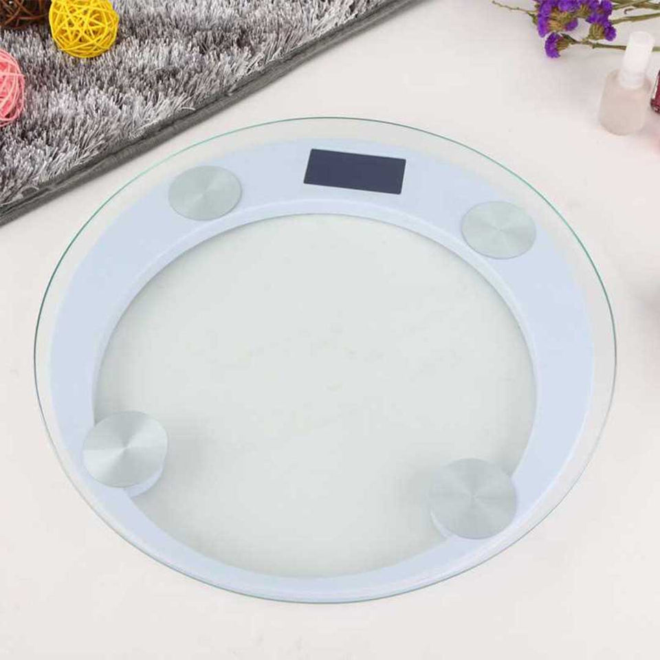 SOGA 180kg Digital Fitness Weight Bathroom Gym Body Glass LCD Electronic Scales Red