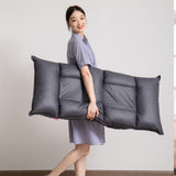 SOGA 4-Pack Grey Lounge Recliner Lazy Sofa Bed Tatami Cushion with Collapsible Backrest