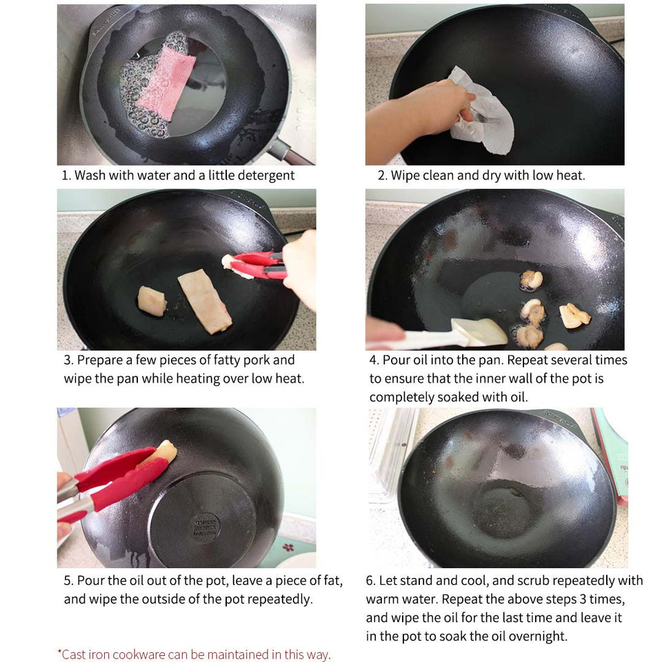 SOGA 2X 30cm Ribbed Cast Iron Frying Pan Skillet Coating Steak Sizzle Platter