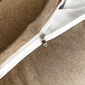 SOGA 4X 60cm Khaki Triangular Wedge Lumbar Pillow Headboard Backrest Sofa Bed Cushion Home Decor