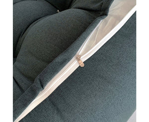 SOGA 2X 45cm Grey Triangular Wedge Lumbar Pillow Headboard Backrest Sofa Bed Cushion Home Decor