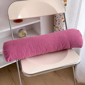 SOGA 2X 60cm Magenta Triangular Wedge Lumbar Pillow Headboard Backrest Sofa Bed Cushion Home Decor