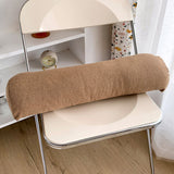 SOGA 45cm Khaki Triangular Wedge Lumbar Pillow Headboard Backrest Sofa Bed Cushion Home Decor