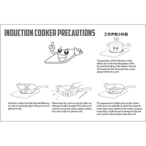 SOGA Dual Burners Cooktop Stove 30cm Cast Iron Frying Pan Skillet and 28cm Induction Fry Pan