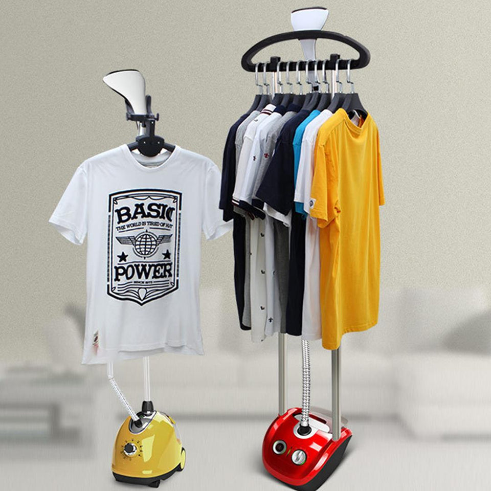 SOGA Garment Steamer Vertical Twin Pole Clothes 2.8L 1800w Professional Steaming Kit Gold