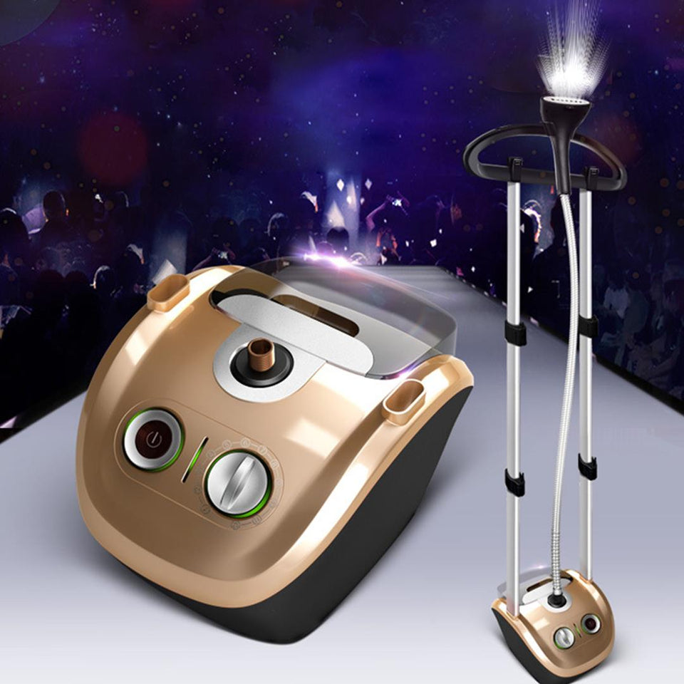 SOGA Garment Steamer Vertical Twin Pole Clothes 2.8L 1800w Professional Steaming Kit Gold