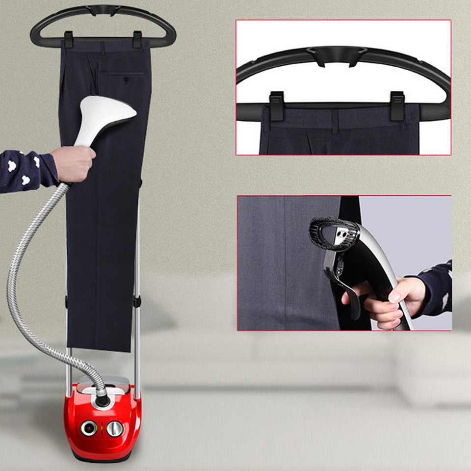 SOGA Garment Steamer Vertical Twin Pole Clothes 2.8L 1800w Professional Steaming Kit Gold