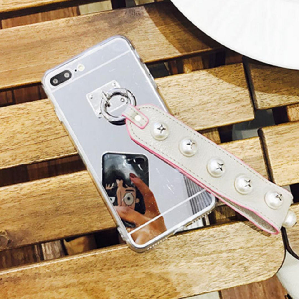 Luxury Fashionable Durable Silver Mirror Back iPhone Case 6s, 6s Plus, 7, 7Plus