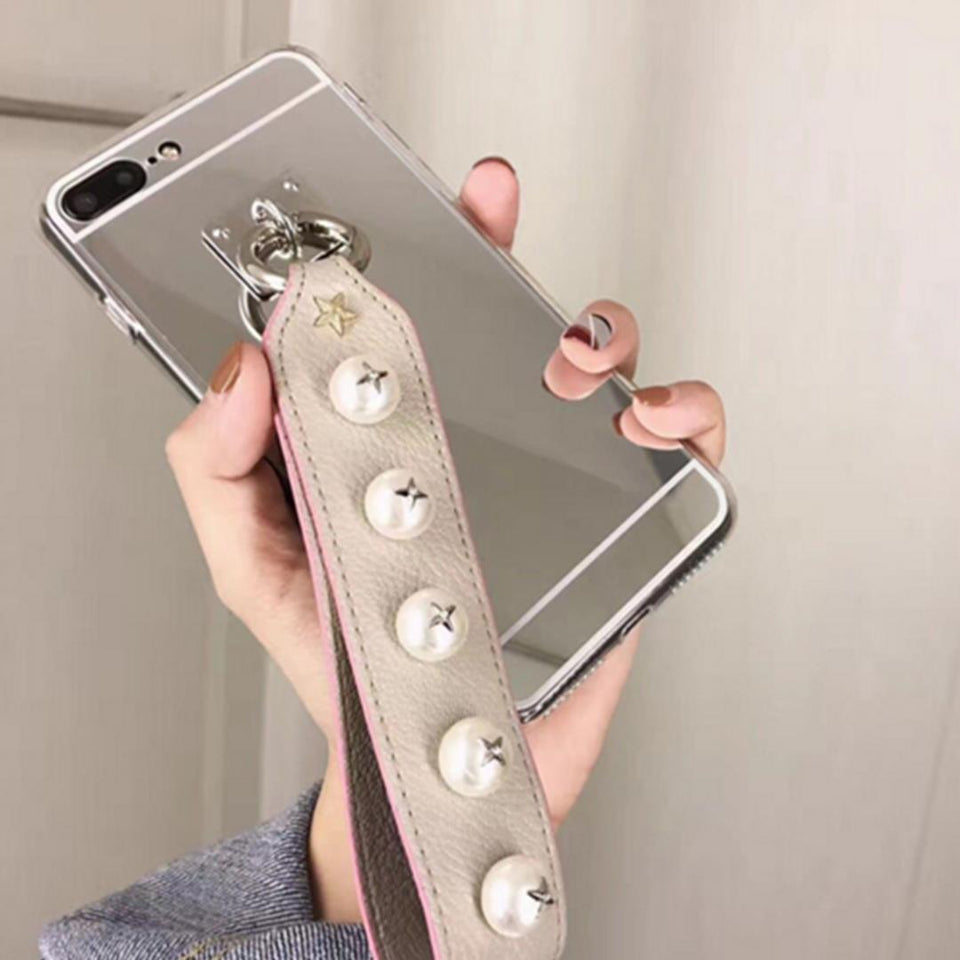 Luxury Fashionable Durable Silver Mirror Back iPhone Case 6s, 6s Plus, 7, 7Plus