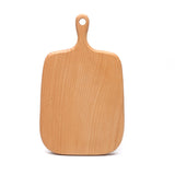 SOGA 26cm Brown Rectangle Wooden Serving Tray Chopping Board Paddle with Handle Home Decor