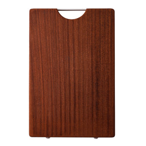 SOGA 2X 48cm Rectangular Wooden Ebony Butcher Block Non-slip Chopping Food Serving Tray Charcuterie Board