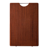 SOGA 2X 48cm Rectangular Wooden Ebony Butcher Block Non-slip Chopping Food Serving Tray Charcuterie Board