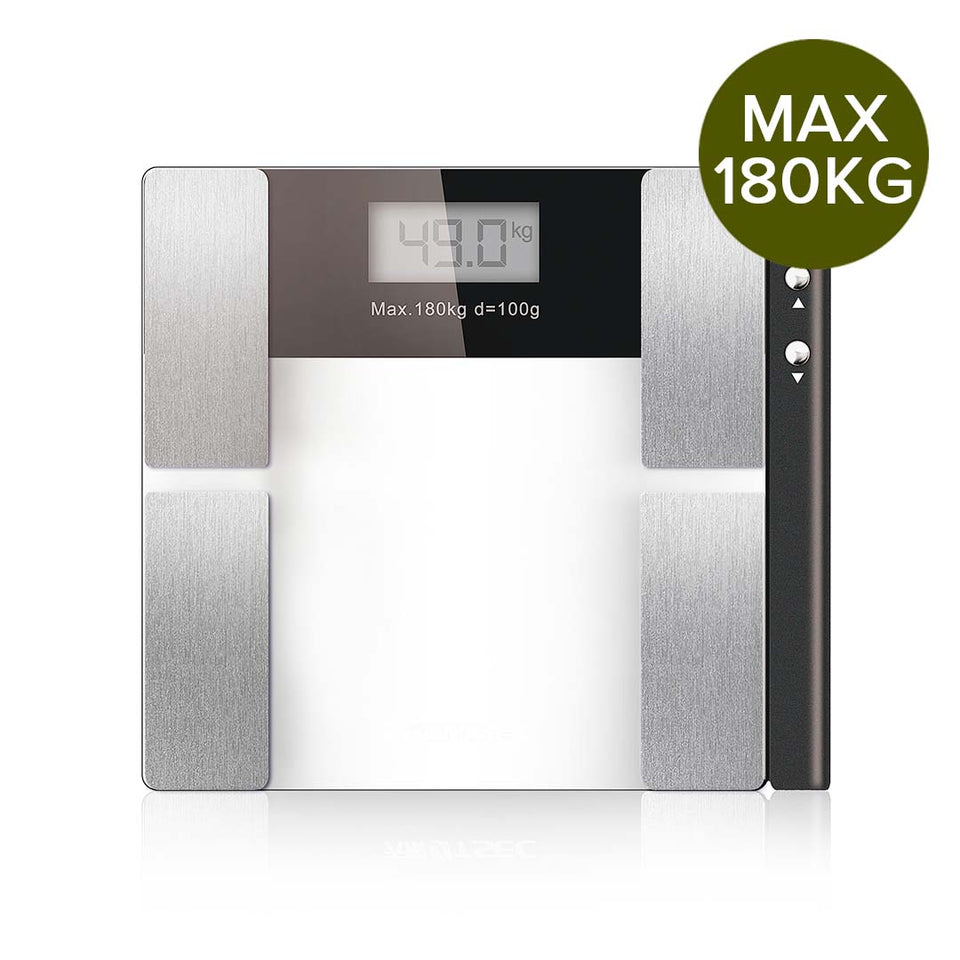 SOGA Digital Electronic Glass LCD Bathroom Body Fat Scale Weighing Scales Weight Monitor