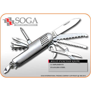 SOGA Multi Function Army Knife Tool Swiss Style 103