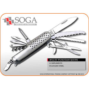 SOGA Multi Function Army Knife Tool Swiss Style 102