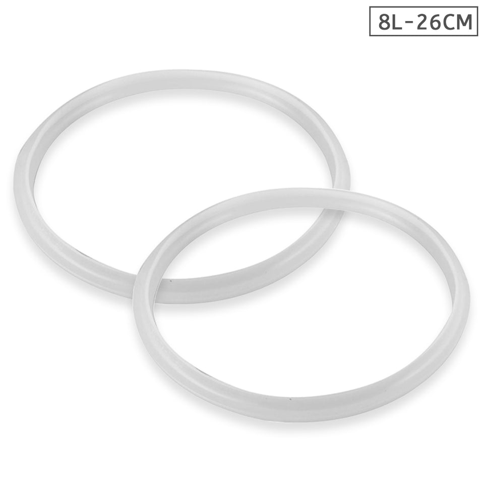 2X 8L Silicone Pressure Cooker Rubber Seal Ring Replacement Spare Parts