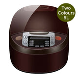 8 in 1 Electric Rice Cooker & Multicooker 5L Non-Stick 900W Chocolate