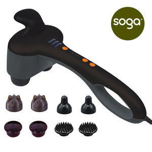 SOGA Portable Handheld Massager Soothing Heat Stimulate Blood Flow Foot Shoulder