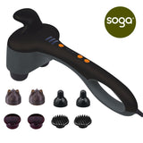 SOGA Portable Handheld Massager Soothing Heat Stimulate Blood Flow Foot Shoulder
